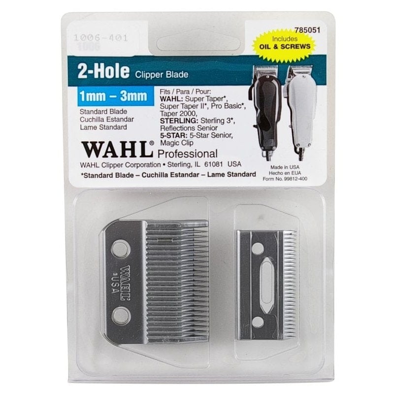 Wahl Hair Clipper Blade Set (Pro Basic, Designer 6, Super Taper ...