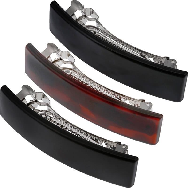 Hair-Barrette-Rectangular-Clip-8cm